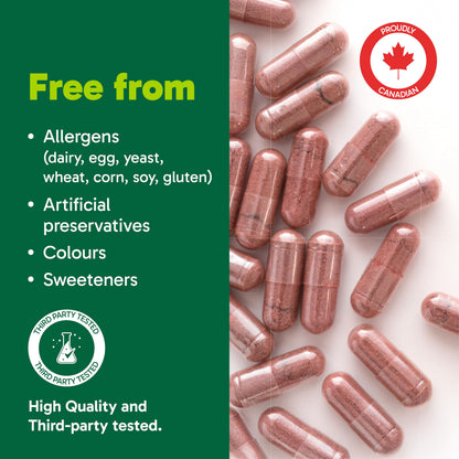 Organika Beetroot Organic- 1400mg High Potency Antioxidant, Blood-Pressure Support, Nitrous Oxide + Exercise Performance- 120vcaps 🍁 All In One Marketplace Canada