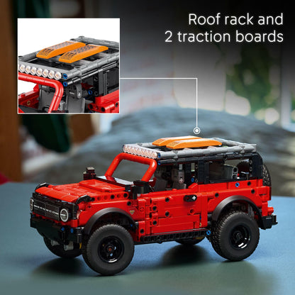 LEGO Technic Ford Bronco Kids Toy Car - Building Toy for Boys and Girls, Ages 10+ - Car Toy and Model Kit - Makes a Cool Birthday Gift for Kids - Authentic Ford Bronco Trim & Details - 42213 🍁 All In One Marketplace Canada