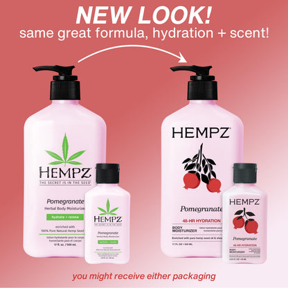 HEMPZ Body Lotion - Pomegranate - Bright Citrus 🍁 All In One Marketplace Canada