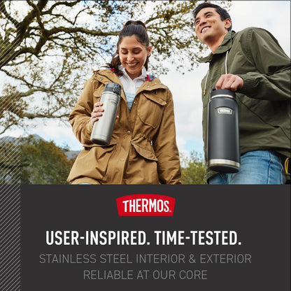 THERMOS, ICON Series, 24 Ounce Stainless Steel Vacuum Food Jar, Granite 🍁 All In One Marketplace Canada