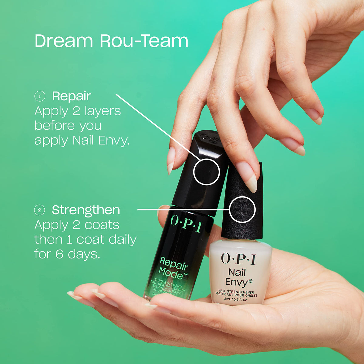 OPI Nail Envy Strengthener Pink to Envy | Sheer Soft Pink Crème Strengthening Nail Polish Treatment | Strengthen Weak & Thin Nails 🍁 All In One Marketplace Canada