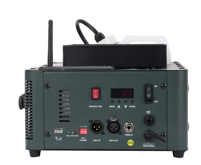 ADJ Fog Fury Jett Pro 1550W Vertical Fog Machine - 28 x 3 Watt LEDs - Black