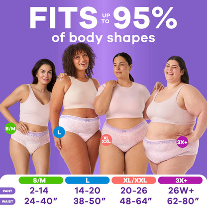 Always Discreet, Adult Diapers for Women, Maximum Incontinence and Postpartum Underwear S/M, 84 Count 🍁 All In One Marketplace Canada