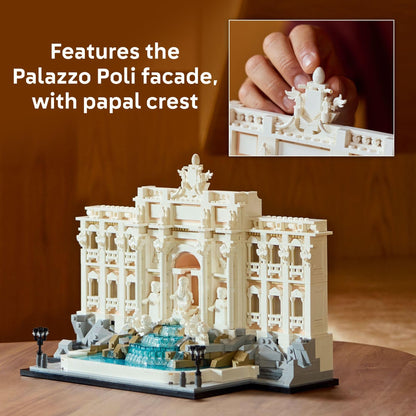 LEGO Architecture Trevi Fountain Building Set - Collectible 3D Puzzle of Italian Landmark Model for Display - DIY Arts and Craft for Adults - Gift for Wedding - 21062 🍁 All In One Marketplace Canada