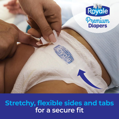 Royale Premium Diapers, Size 5 (27+ lb), 135 Count, Disposable Baby Diapers (Packaging may vary) 🍁 All In One Marketplace Canada