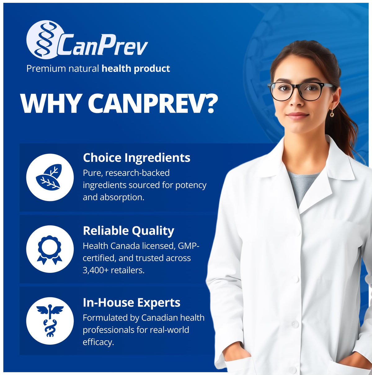 CanPrev Choline 275mg 90 Veggie Capsules, 90-Day Supply, VitaCholine for Cognitive Function, Memory & Focus, Vegan, Non-GMO, Gluten & Soy-Free, Supports Pregnancy, Liver & Heart Health, Made in Canada 🍁 All In One Marketplace Canada