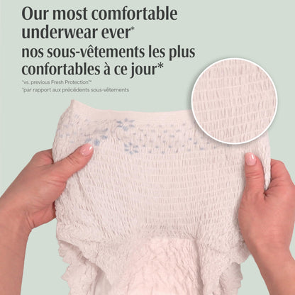 Depend Fresh Protection Adult Incontinence Underwear for Women (Formerly Depend Fit-Flex), Disposable, Maximum, Extra-Large, Blush, 36 Count 🍁 All In One Marketplace Canada
