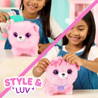 ScruffaLuvs Pet Scruffs Pink - Mystery Plush Toy, 7.5" Tall - Wash to Reveal 1 of 3 Rescue Pets: Puppy, Bunny, or Kitty - Includes 8.7" Deluxe Pet Carrier 🍁 All In One Marketplace Canada