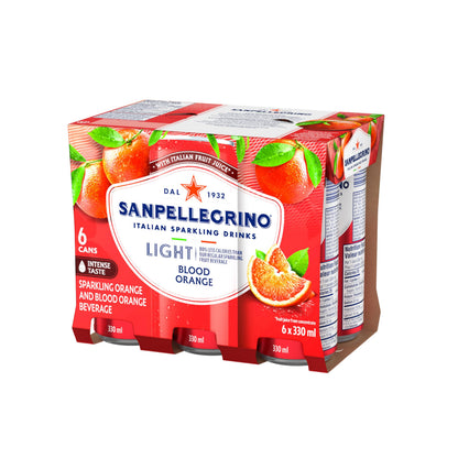 San Pellegrino Light Blood Orange, Sparkling Beverage, 24 x 330 ml 🍁 All In One Marketplace Canada
