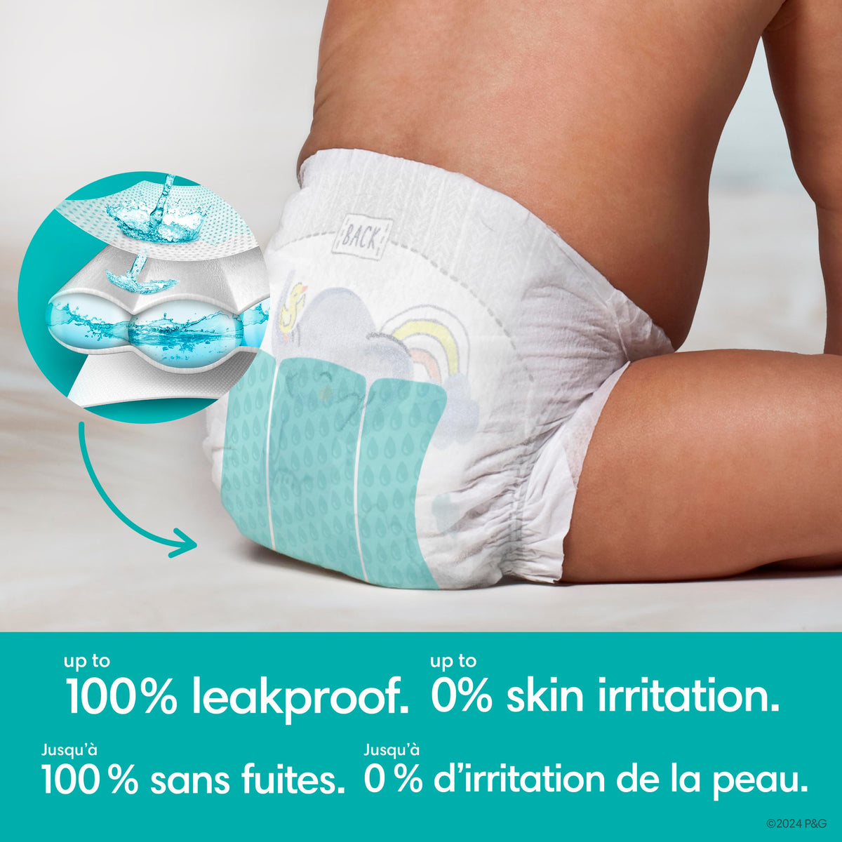 Pampers Swaddlers Diapers, Size S8, Absorbent, Keeps Baby Dry and Comfortable, Skin Safe Disposable Baby Diaper, 1 Pack (Count of 58) 🍁 All In One Marketplace Canada
