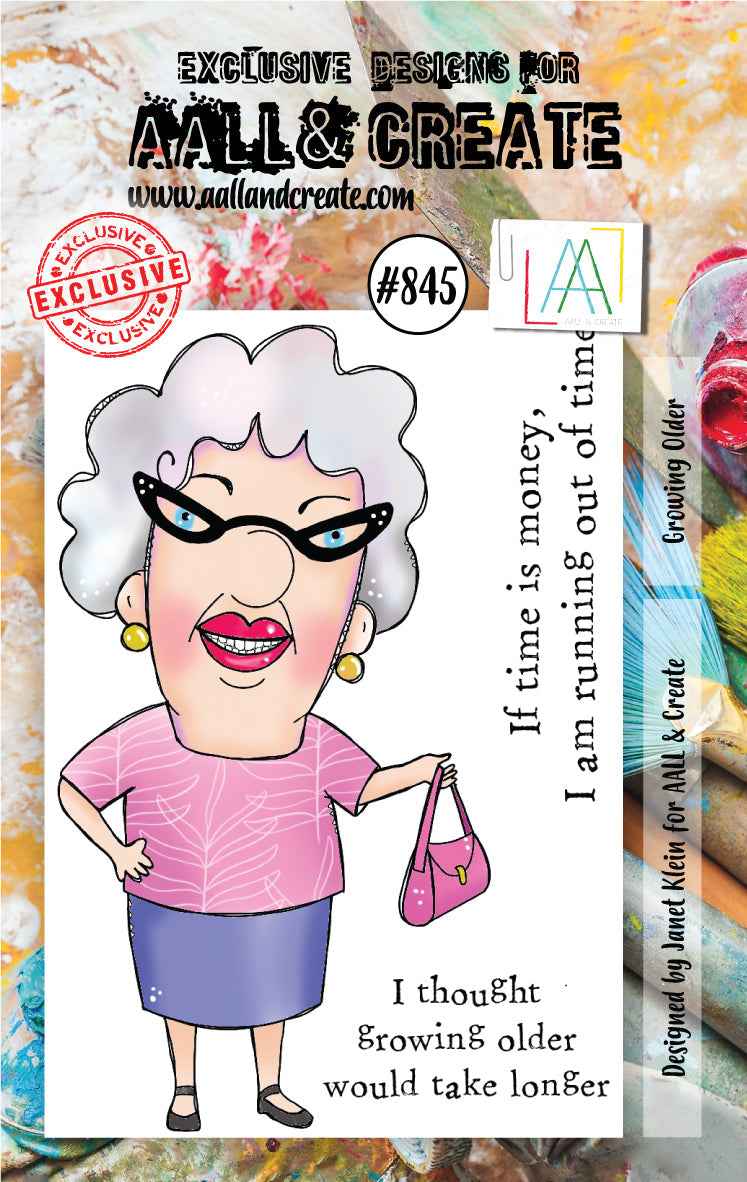 AALL and Create Stamp Set - 845 - Growing Older