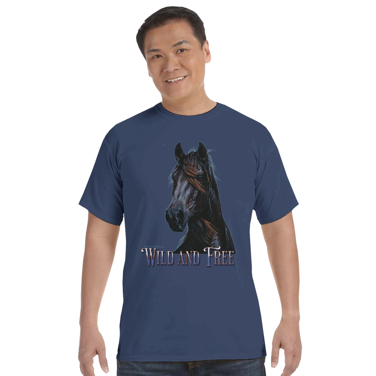 Wild and Free Comfort Colors Unisex Tee – 100% Cotton