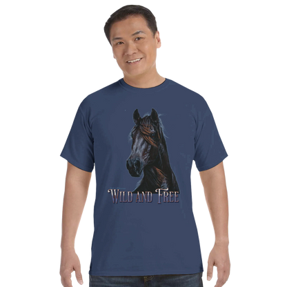 Wild and Free Comfort Colors Unisex Tee – 100% Cotton