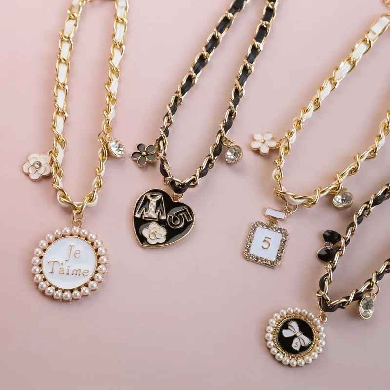 Coco Charm Dog Necklace | Elegant Pet Jewelry Accessory