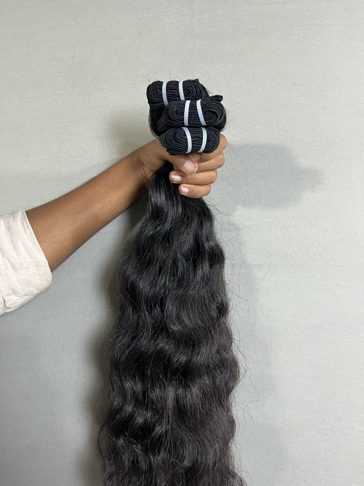 Indian Raw Wavy Hair Bundles