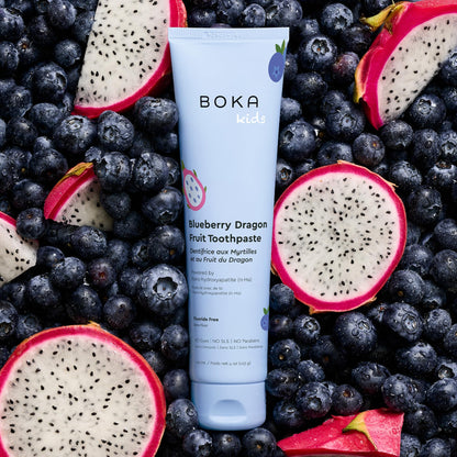 Boka Fluoride Free Toothpaste Nano Hydroxyapatite Toothpaste - Blueberry Dragon Fruit Flavor, 4 oz 1Pk US Manufactured 🍁 All In One Marketplace Canada