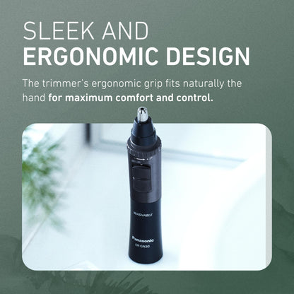 Panasonic ERGN30H nose & ear Hair Trimmer, Black Compact, 0.14 kilogram 🍁 All In One Marketplace Canada
