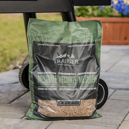 Traeger Mesquite 100% All-Natural Wood Pellets for Smokers and Pellet Grills. BBQ, Bake, Roast, and Grill, 20 lb. Bag 🍁 All In One Marketplace Canada