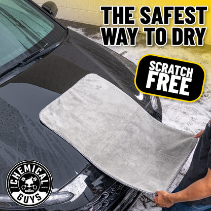Chemical Guys Woolly Mammoth Microfiber Towel (36" x 25") Cars, Trucks, SUVs, RVs, Home, Pets, Messes, Grey 🍁 All In One Marketplace Canada