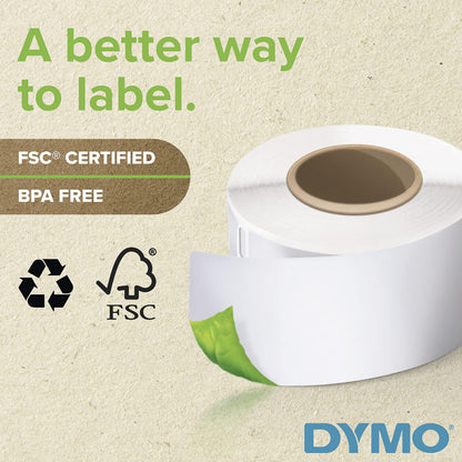 DYMO LW Multi-Purpose Labels for LabelWriter Printers, 1" x 2-1/8" (25 x 54 mm) Stickers, Black Print, White Label Maker Tape, 1 Roll of 500 - Great for Barcodes 🍁 All In One Marketplace Canada