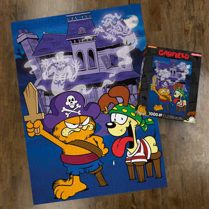 Aquarius Garfield Halloween Puzzle (1000 Piece Jigsaw Puzzle) - Glare Free - Precision Fit - Virtually No Puzzle Dust - Officially Licensed Garfield Collectibles - 20x28 Inches