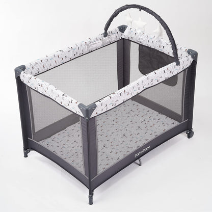 Pamo Babe Portable Baby Playpen, Lightweight Travel Playard with Mattress and Wheels (Rabbit) 🍁 All In One Marketplace Canada