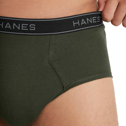 Hanes Men's Plus-Size 6-Pack Freshiq Exposed Waistband Mid-Rise Brief, Dyed Underwear, - Assorted Briefs, Assorted, 3X-Large US 🍁 All In One Marketplace Canada