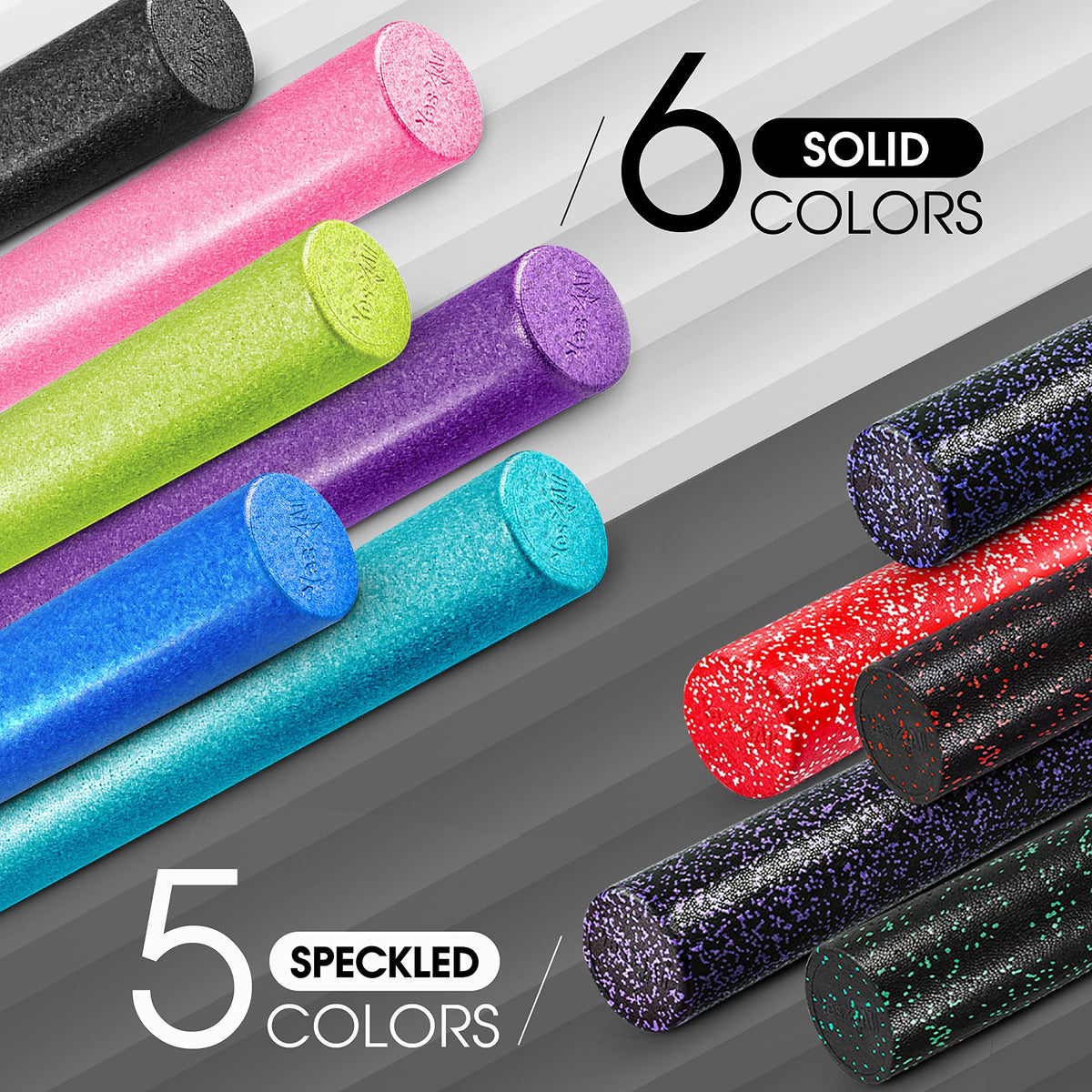 Yes4All EPP Exercise Foam Roller – Extra Firm High Density Foam Roller – Best for Flexibility and Exercises (36 inch, Black) 🍁 All In One Marketplace Canada