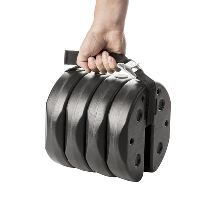 US Weight 40 Pound Canopy Weight Set of 4 and Carry Strap with No-Pinch Design - Easy Installation and Removal to Secure Tents, Canopies, and Umbrellas at Outdoor Events 🍁 All In One Marketplace Canada