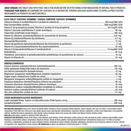 Centrum Adult Forte Essentials Mulitvitamins/Minerals Supplement for Men & Women, 250 Tablets (Packaging May Vary) 🍁 All In One Marketplace Canada