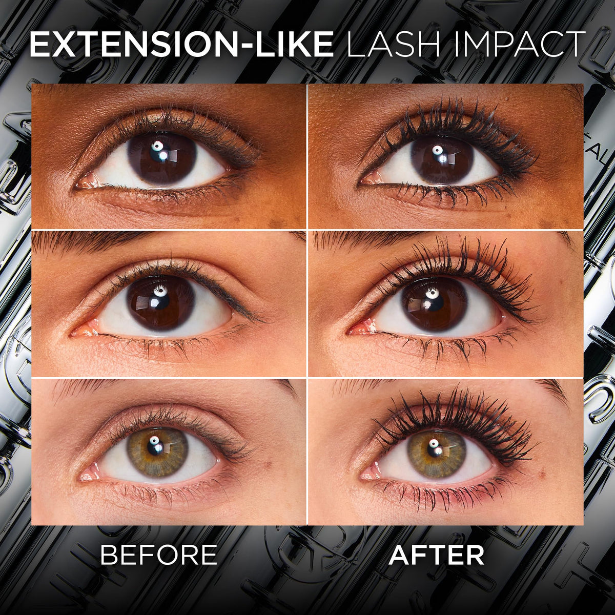 L’Oréal Paris Extensionist Mascara, Lengthening Mascara, Extension-like Length & Volume, For Sensitive Eyes, Clump-Free, True Brown WSH, 9.9 mL 🍁 All In One Marketplace Canada