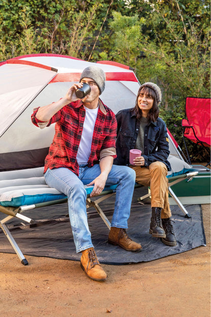INTEX 67997E Camping Air Mattress Mat 26.5" x 72.5": Durable Outdoor Use – 2-PLY Laminate – Velvety Surface – Unique Construction – 300lb Weight Capacity 🍁 All In One Marketplace Canada