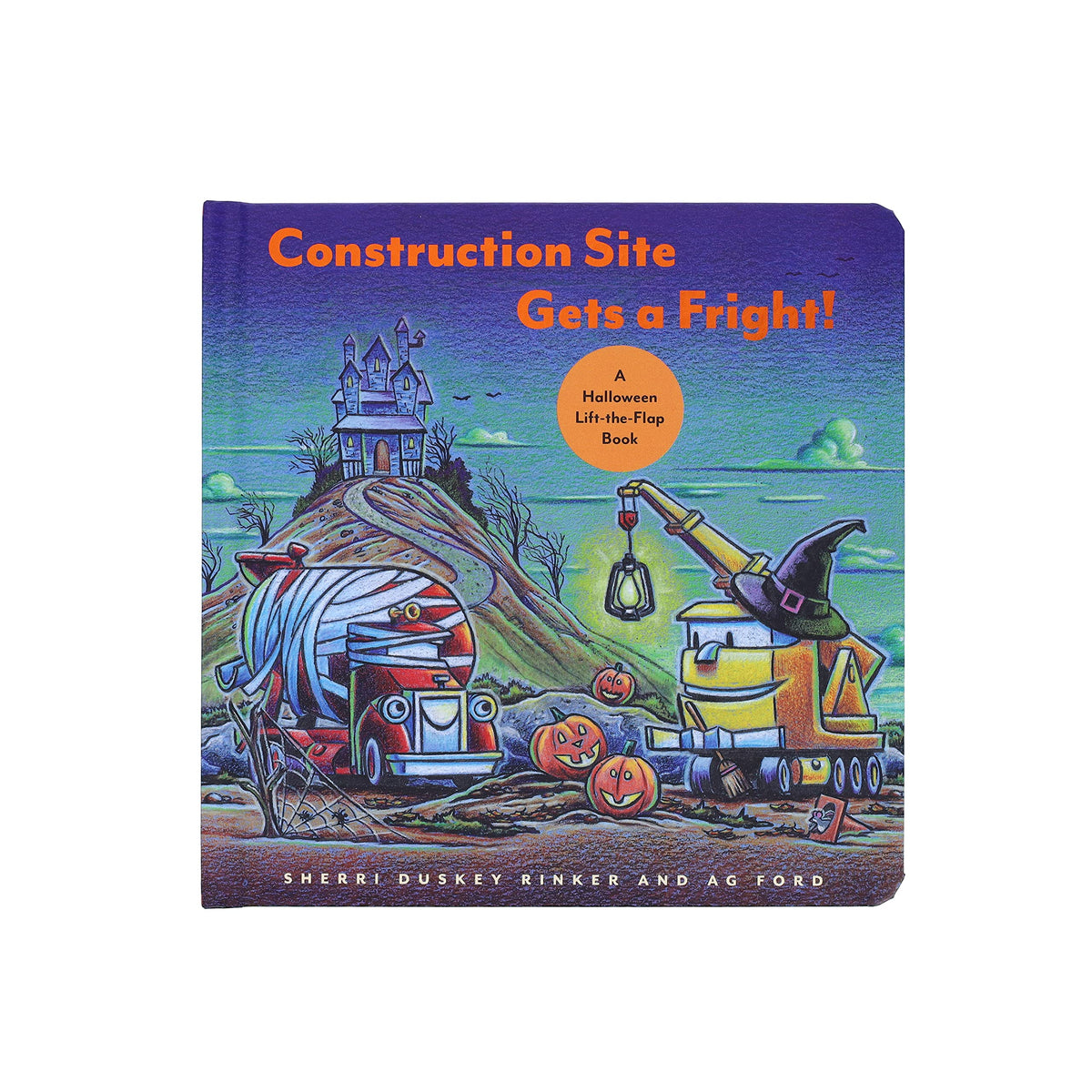Construction Site Gets a Fright!: A Halloween Lift-the-Flap Book