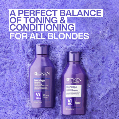 Redken Color Extend Blondage Depositing Purple Conditioner, Hair Toner, Neutralizes Brassy Tones, With Citric Acid 🍁 All In One Marketplace Canada