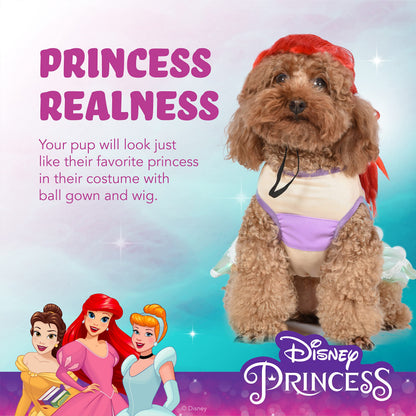 Disney for Pets Halloween Disney Princess Ariel Costume - Extra Extra Large | Disney Princess Halloween Costumes for Dogs, Officially Licensed Disney Dog Halloween Costume, Multicolor (FF22914)
