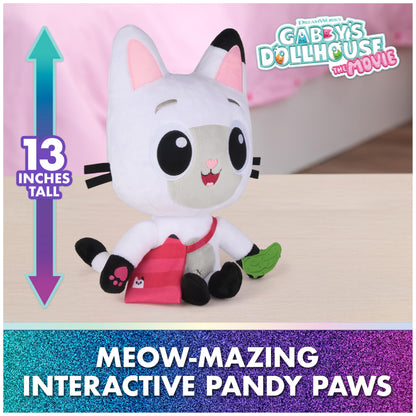 Gabby's Dollhouse: The Movie, Meow-Mazing Interactive Pandy Paws Plush Toy with 3 Accessories & Removable Bag, Kids Toys for Girls & Boys Ages 3 and Up 🍁 All In One Marketplace Canada