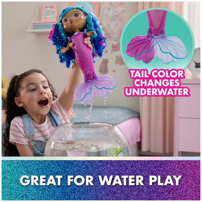 DreamWorks GABBY'S Dollhouse The Movie, Sing & Shine Mermaid Gabby, Waterproof Mermaid Doll with Lights & Sounds, Kids Toys for Girls & Boys Ages 3 and Up 🍁 All In One Marketplace Canada