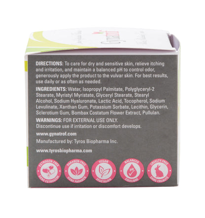 Gynatrof Vulva Moisture Cream - Hormone Free, Clinically Proven, OBGYN Recommended, All Natural Vulva Balm - Alleviates Dryness, Irritation, and Menopause Discomfort - Hyaluronic Acid & Vitamin E 🍁 All In One Marketplace Canada