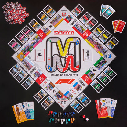Monopoly F1 Edition Board Game | Officially Licensed Formula 1 Game | Family Games for Kids, Teens and Adults | 2-6 Players | 45 Mins. | Ages 8+ (English) 🍁 All In One Marketplace Canada