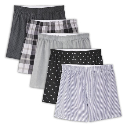 Fruit of the Loom Mens Comfort Casual Boxer Shorts, Assorted Colours, Small US 🍁 All In One Marketplace Canada