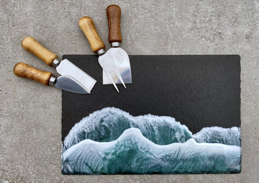 Natural Slate Charcuterie Board - AURABAGS SHOP
