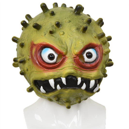 Creepy Halloween Latex Mask – Virus Horror Headgear for Cosplay & Costume Parties
