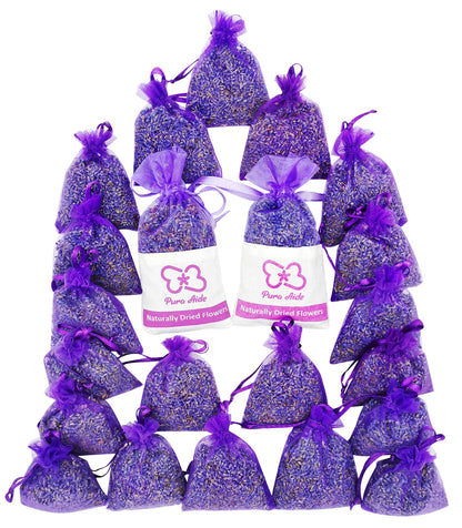 Pura Aide Lavender Sachets Pre-Filled for Refreshing Drawers Closets Dressers Shoe Boxes Wedding Toss Home Fragrance Fresh Scents (Pack of 22) 🍁 All In One Marketplace Canada