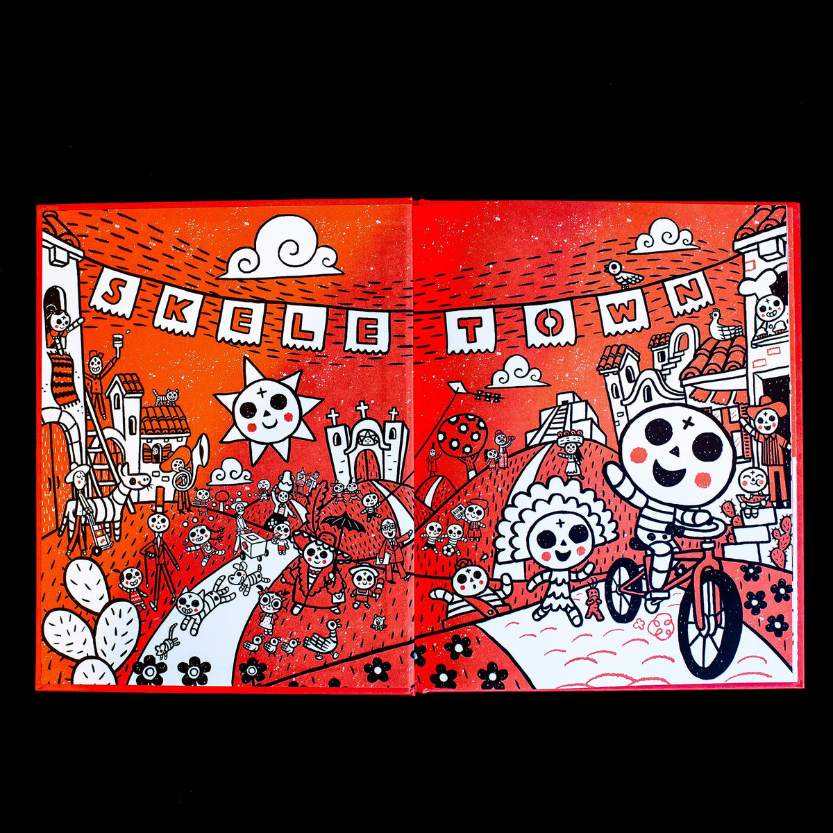 Skeletown: Sí. ¡No!: A Funny Friendship Story for Dia De Los Muertos And Halloween―for English or Spanish-Speaking Kids Ages 4-8
