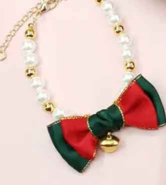 Evergreen Charm Dog Necklace | Holiday Dog Jewelry Accessory