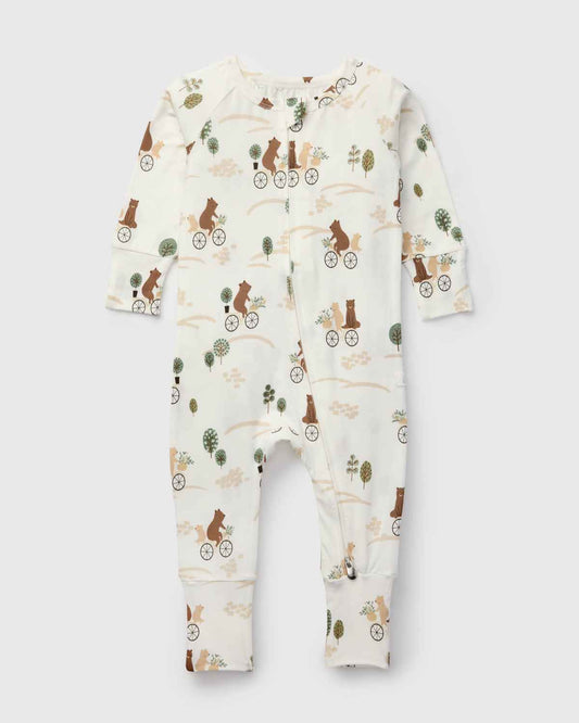 Baby Sleeper TENCEL™ - Bears on Bikes