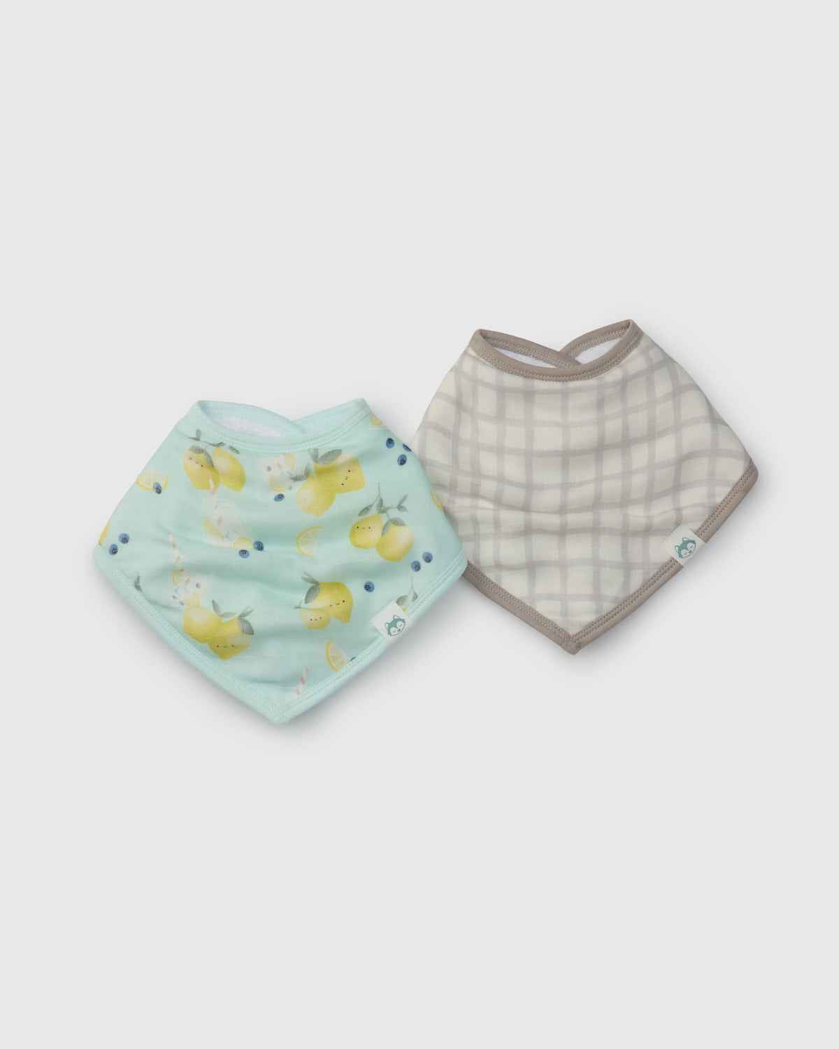 Bandana Bib Set - 2 Pack - Lemon Squeezy