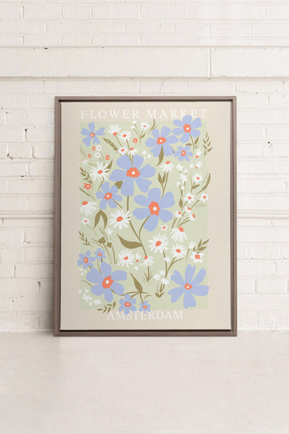 AMSTERDAM BLOOM, Oeuvre sur toile étirée