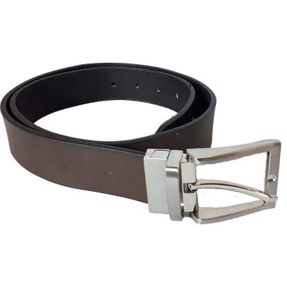 BOL Men's Reversible Solid Leather Belt