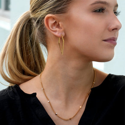 Style PENIQUIK: Zirconia Beaded Chain Necklace